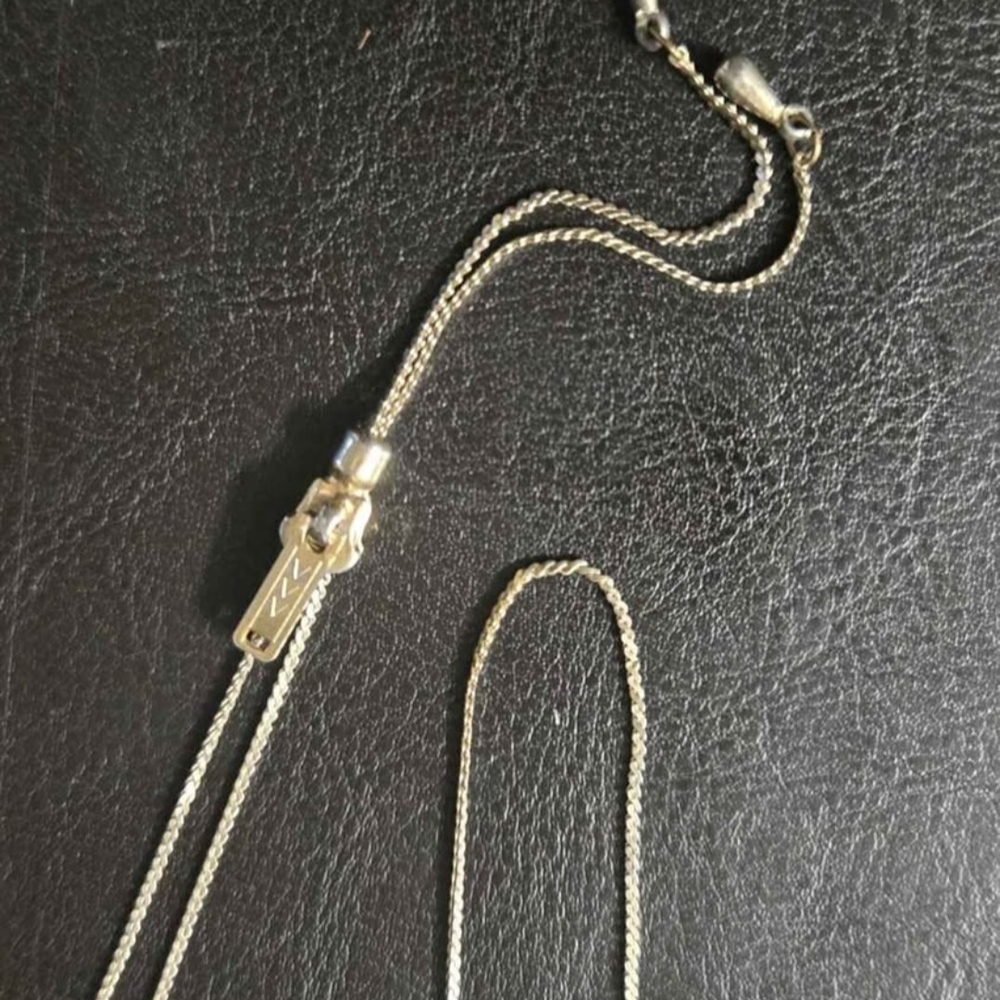 Vintage Rafaelian Zipper Necklace